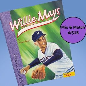 🔵 4/$15 • History Makers: Willie Mays the Young Superstar Book